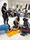 Curso de Enfermagem da Fibra realiza treino prático de Atendimento Pré-Hospitalar com apoio do SAMU 192