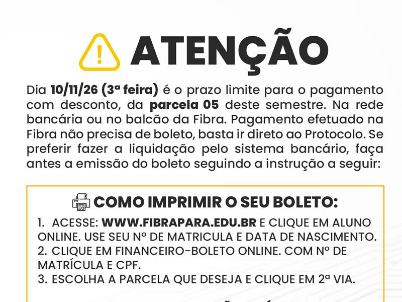 Aviso de Pagamento