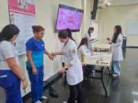 Cursos da Fibra promovem ação de saúde em homenagem ao Dia da Mulher